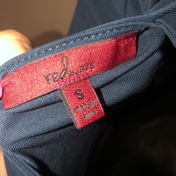 Red by BKE blue blouse size small cross cross - Picture 6 of 7